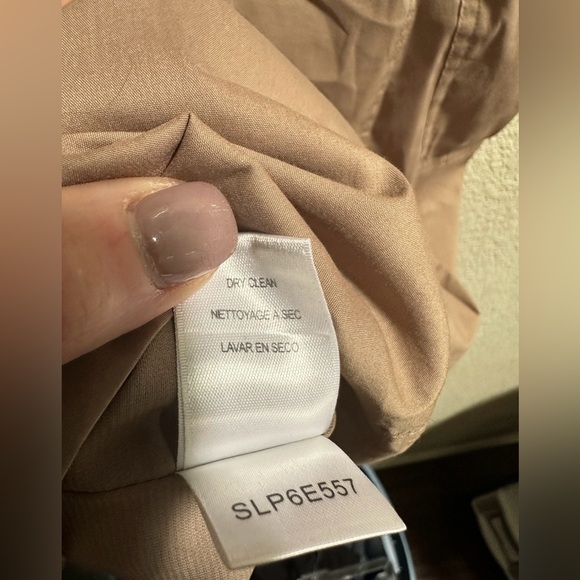 GUC BCBG MAXAZRIA Y2K Tan Cargo Slip Dress - Picture 11 of 13